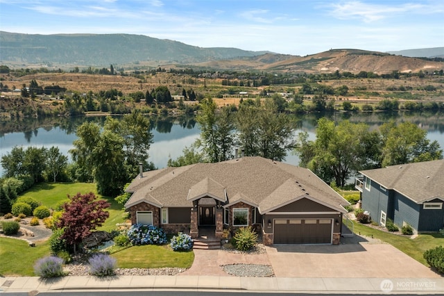 2840 Mikayla Ln, East Wenatchee, WA 98802 - view from above of property featuring a water and mountain view