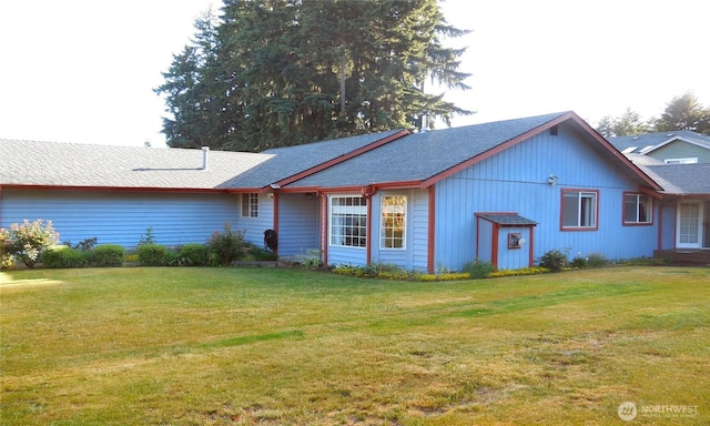 5036 Beach Way NE, Olympia, WA 98516 - single story home featuring a front yard and a shingled roof
