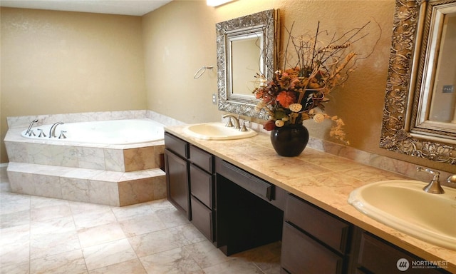 5036 Beach Way NE, Olympia, WA 98516 - bathroom with double vanity and a bath