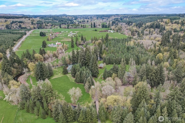 1319 Winlock Vader Rd Unit 19, Winlock, WA 98596 - aerial overview of property's location with a heavily wooded area and rural landscape