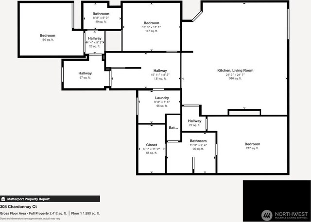 308 Chardonnay Ct, Walla Walla, WA 99362 - floor plan