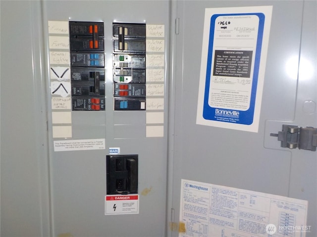 utilities with electric panel