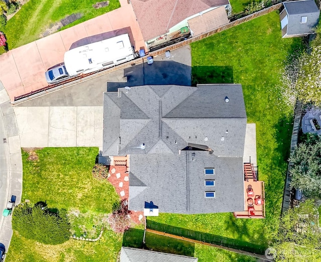 drone / aerial view