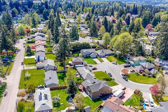 birds eye view of property featuring a residential view