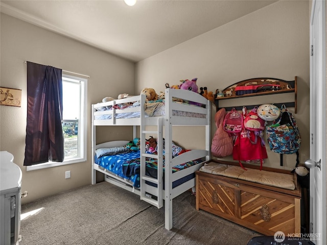 bedroom featuring carpet flooring