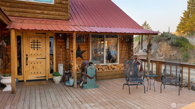view of deck