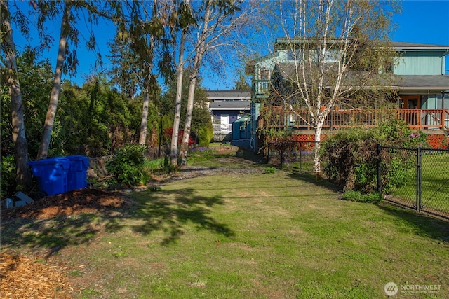5201 Hyada Blvd NE, Tacoma, WA 98422 - view of yard featuring fence private yard
