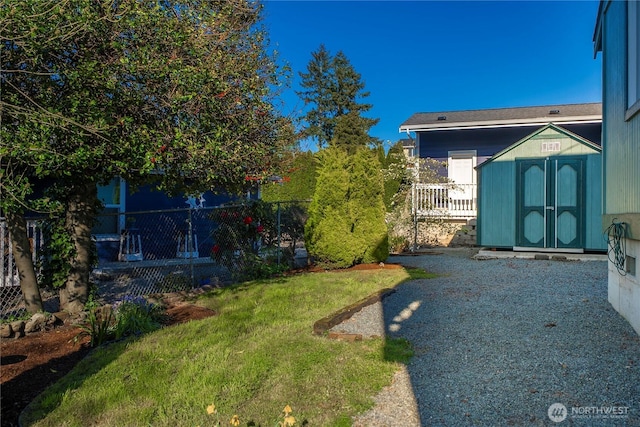 5201 Hyada Blvd NE, Tacoma, WA 98422 - view of yard with an outbuilding and a shed