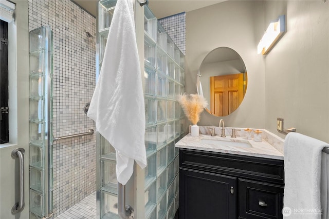 5201 Hyada Blvd NE, Tacoma, WA 98422 - bathroom featuring vanity and a stall shower