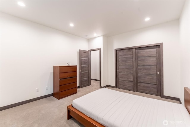 43 Rocky Ridge Dr, Bellingham, WA 98229 - bedroom with baseboards, light carpet, and recessed lighting