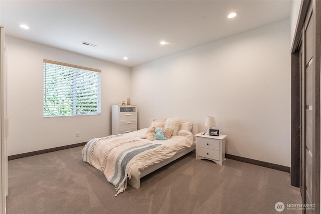 43 Rocky Ridge Dr, Bellingham, WA 98229 - carpeted bedroom featuring recessed lighting, visible vents, and baseboards