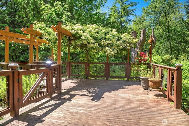 26032 5th Ave NE, Arlington, WA 98223 - wooden deck featuring view of scattered trees