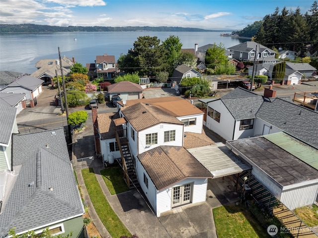 5323 Hyada Blvd NE, Tacoma, WA 98422 - aerial view featuring a residential view and a water view