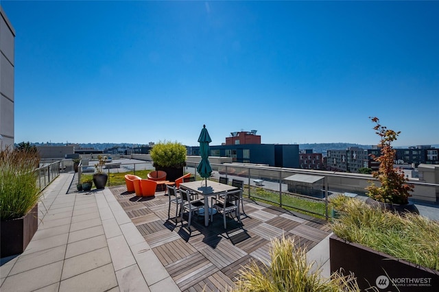 1760 NW 56th St Unit 601, Seattle, WA 98107 - view of patio / terrace featuring outdoor dining area