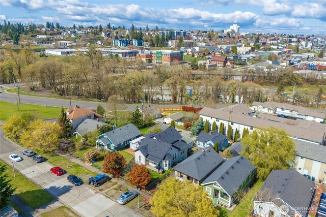 birds eye view of property featuring a residential view