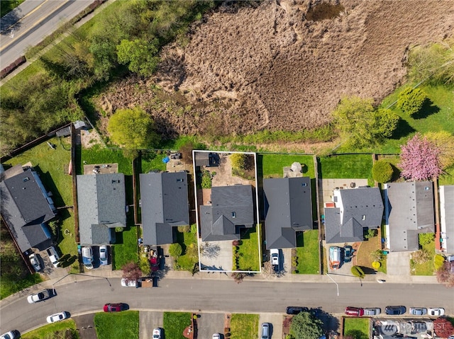 bird's eye view featuring a residential view
