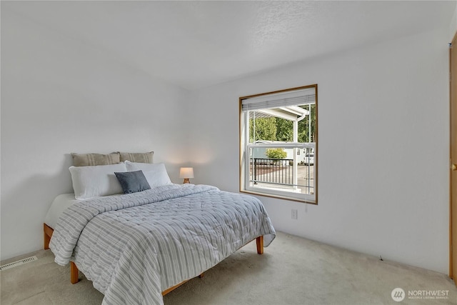 bedroom featuring carpet flooring