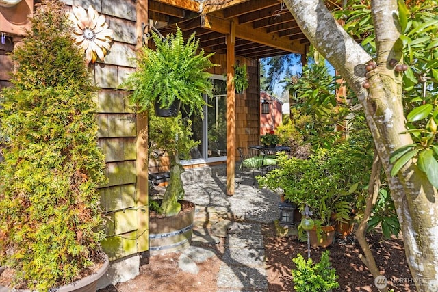 view of patio