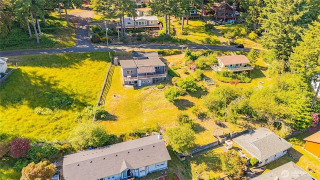 71 E Mountain Dr, Grapeview, WA 98546 - aerial perspective of suburban area