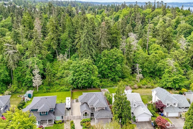 25171 13th Ave S, Des Moines, WA 98198 - aerial view of residential area with a forest