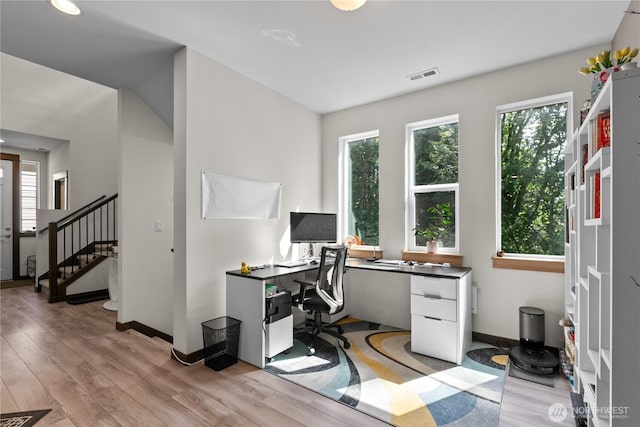 17431 3rd Ave SE, Bothell, WA 98012 - office area with light wood-type flooring and plenty of natural light