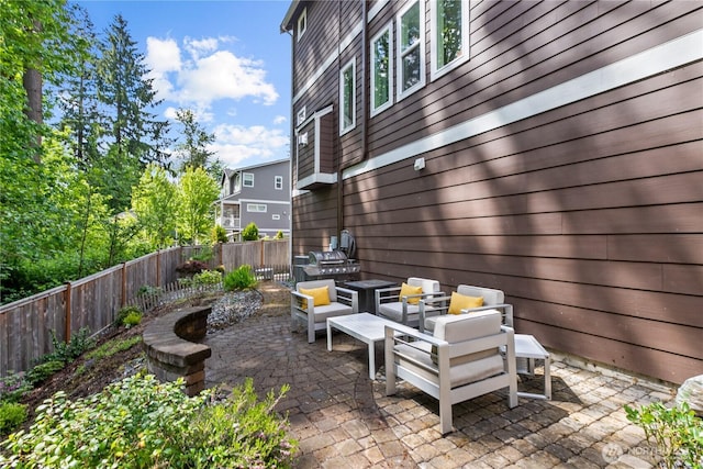 17431 3rd Ave SE, Bothell, WA 98012 - fenced backyard with a patio area and an outdoor hangout area