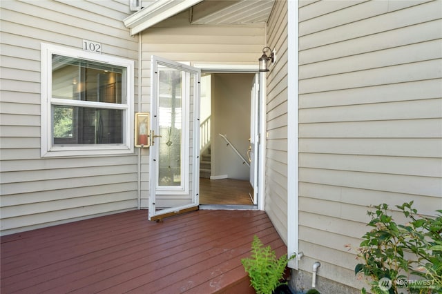 9821 NE Riverbend Dr Unit C102, Bothell, WA 98011 - property entrance featuring a deck