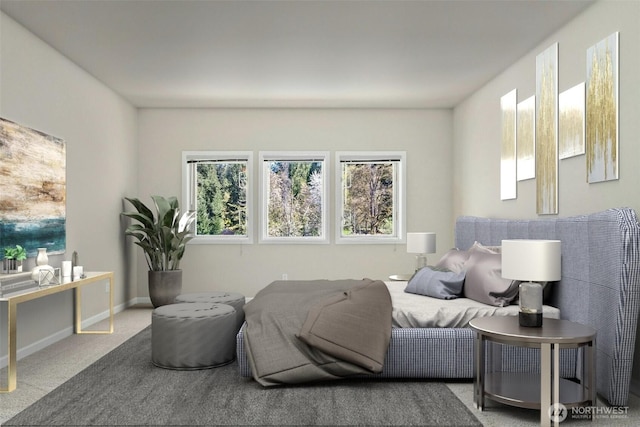9821 NE Riverbend Dr Unit C102, Bothell, WA 98011 - bedroom featuring carpet and baseboards