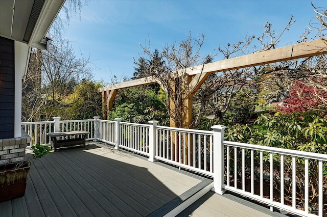 view of deck
