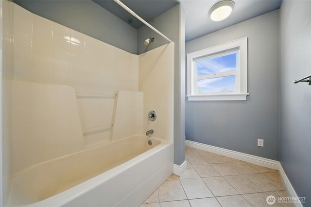 162 Costello Pl, Walla Walla, WA 99362 - full bathroom featuring baseboards, tile patterned flooring, and washtub / shower combination