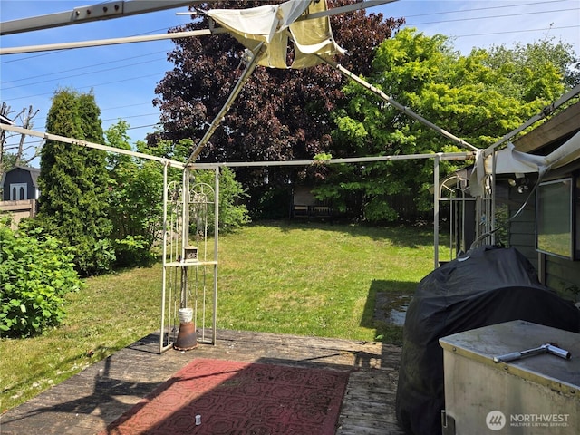 view of yard