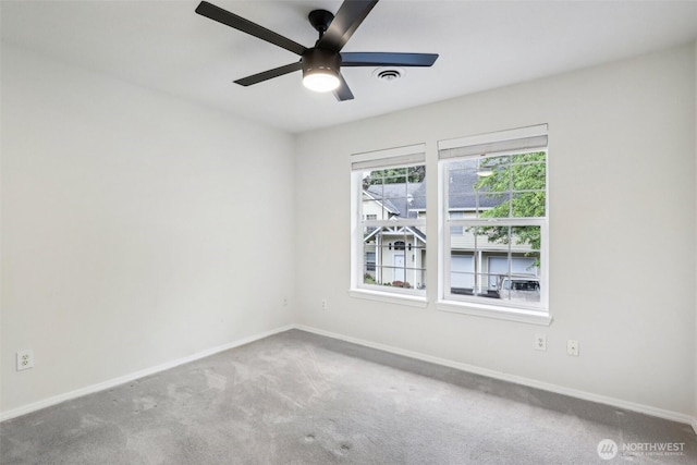 17200 SE 26th Dr Unit P56, Vancouver, WA 98683 - spare room featuring baseboards, carpet, and a ceiling fan