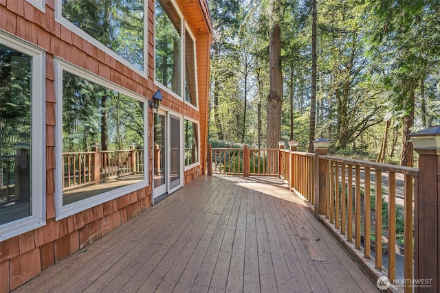6044 Buckthorn Ct NW, Olympia, WA 98502 - view of wooden terrace