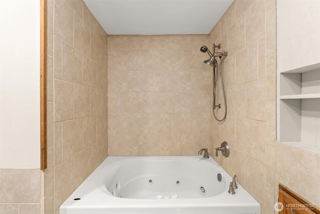 6044 Buckthorn Ct NW, Olympia, WA 98502 - bathroom with a combined bath / shower with jetted tub
