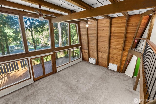 6044 Buckthorn Ct NW, Olympia, WA 98502 - unfurnished sunroom with plenty of natural light and a baseboard radiator