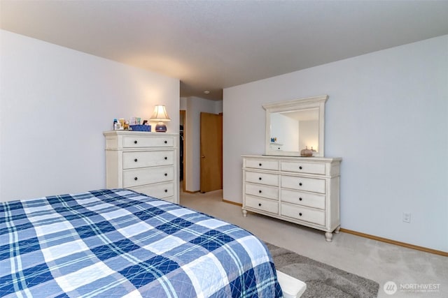 5475 Park Place Loop SE, Lacey, WA 98503 - bedroom featuring light carpet and baseboards