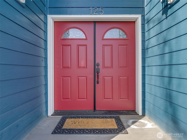 view of entrance to property