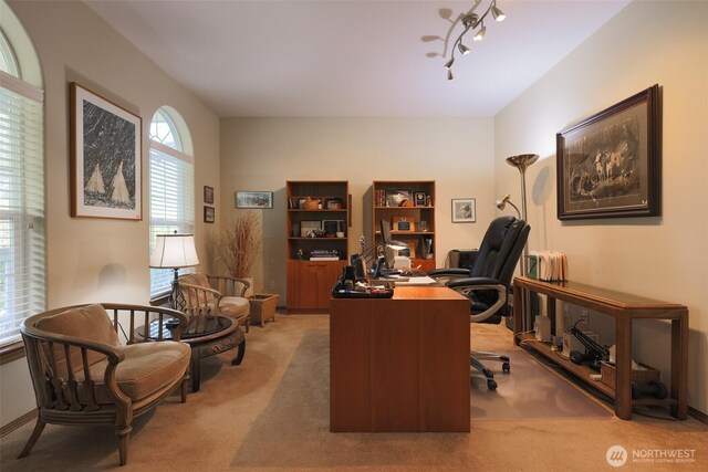 4404 Landmark Dr, Mount Vernon, WA 98274 - office area featuring light carpet