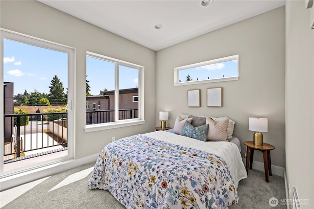 13055 2nd Ave S Unit B, Burien, WA 98168 - carpeted bedroom with recessed lighting and baseboards