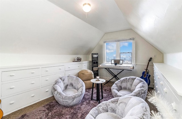 3512 Grand Ave, Everett, WA 98201 - sitting room with vaulted ceiling and carpet floors