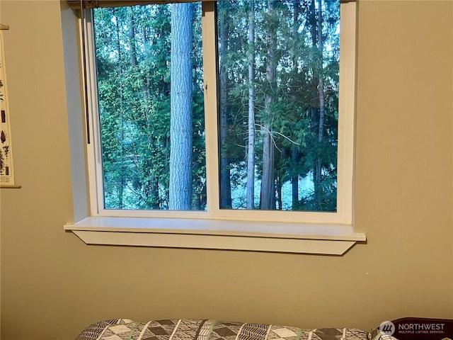 view of room details