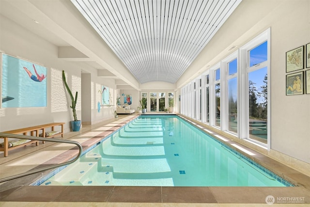 view of indoor pool