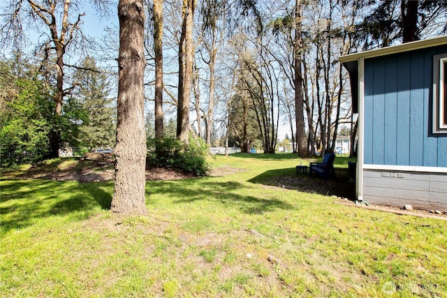 view of yard