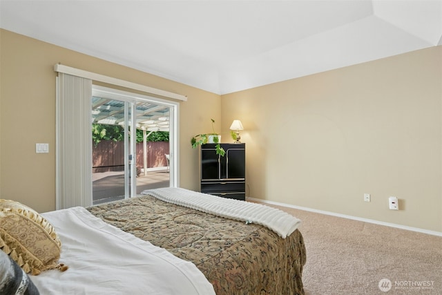 10116 SE 188th St, Renton, WA 98055 - carpeted bedroom featuring access to outside and baseboards