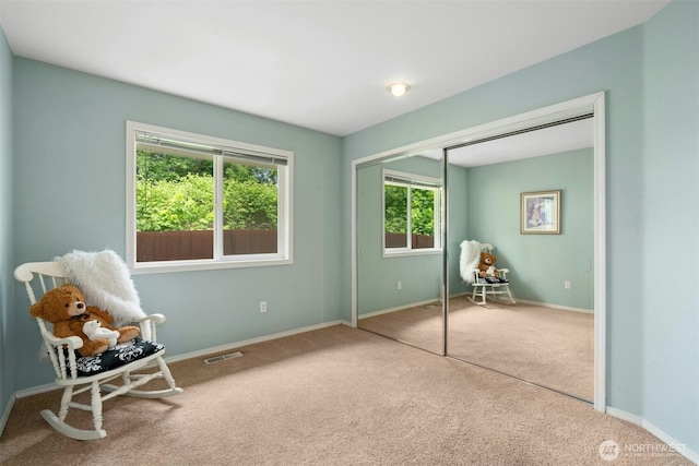 10116 SE 188th St, Renton, WA 98055 - sitting room featuring carpet flooring and baseboards