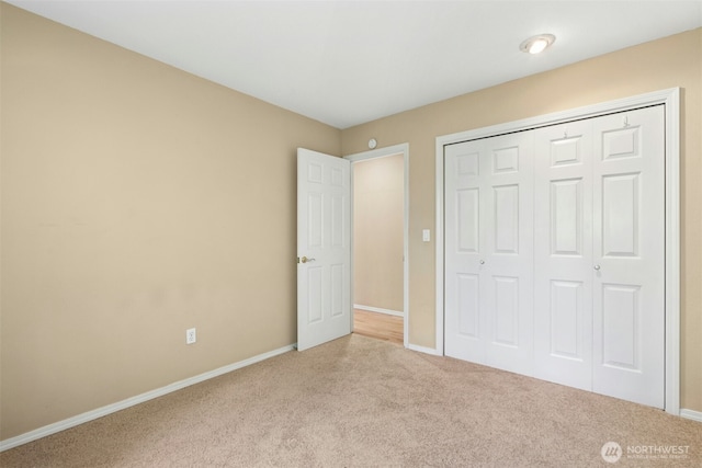 10116 SE 188th St, Renton, WA 98055 - unfurnished bedroom featuring carpet, baseboards, and a closet