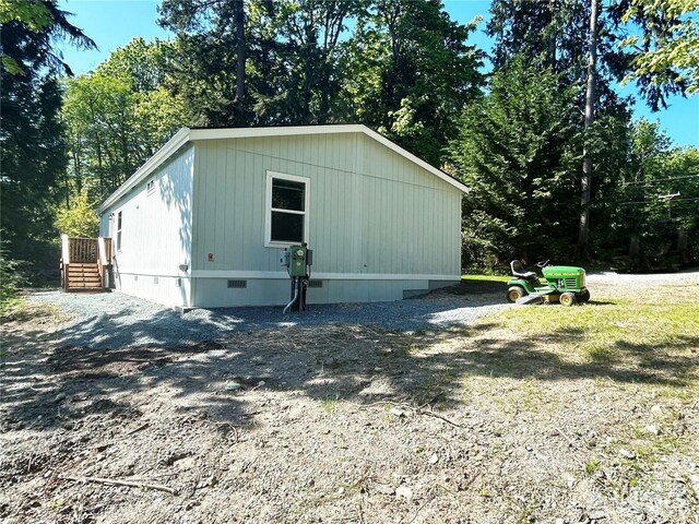 1566 Dallman Rd, Camano Island, WA 98282 - view of side of home with crawl space