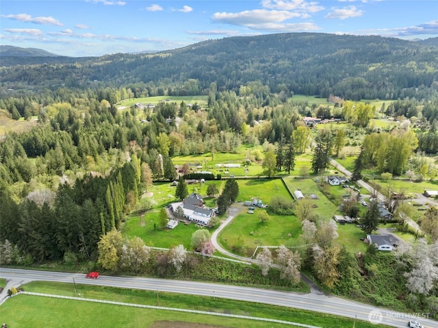 30915 SE Redmond Fall City Rd, Fall City, WA 98024 - aerial view with a mountain view and a wooded view
