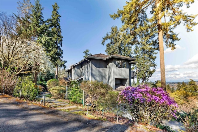view of side of home