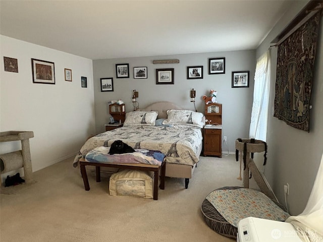 bedroom featuring carpet floors